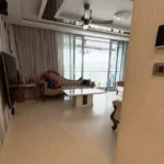 3 BHK Oberoi Exquisite Goregaon Living Room with Sofa and Coffee Table
