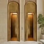 3 BHK Omnia Residences Almeida Park Bandra Elevator Lobby With Arched Doors