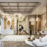 3 BHK Sky Avenue SV Road Goregaon Entrance Lobby with Reception Desk