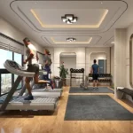 3 BHK Sky Avenue SV Road Goregaon Gym with Treadmills and Weights