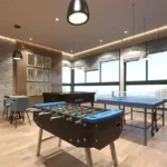 3 BHK Sky Avenue SV Road Goregaon Indoor Games Room with Foosball and Table Tennis