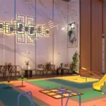 3 BHK Sky Avenue SV Road Goregaon Indoor Kids Play Area with Slide