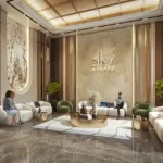 3 BHK Sky Avenue SV Road Goregaon Lobby Lounge with Sofas
