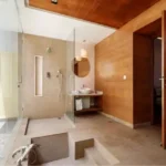 3 BHK Villa Infiniti Bay Dabolim Bogmalo Beach Goa Bathroom with Sunken Tub and Shower