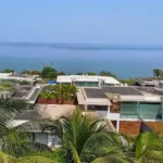 3 BHK Villa Infiniti Bay Dabolim Bogmalo Beach Goa Bay View over Villa Rooftops