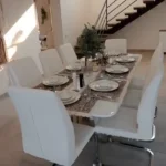 4 BHK Villa Khopoli Dining Table beside Open Staircase