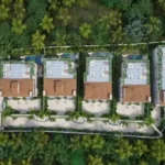 4 BHK Villa Ballad Angela Boheim Siolim Goa Aerial View of Villas Surrounded by Trees