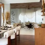 Sanctuary Boheim 3 BHK Villa Siolim Goa Open Plan Dining and Living Room