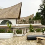 Sanctuary Boheim 3 BHK Villa Siolim Goa Rooftop Terrace with Sofa and Coffee Tables
