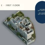 4 BHK Villa Ballad Angela Type E First Floor Floorpan