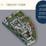 4 BHK Villa Ballad Angela Type E Ground Floor Floorpan