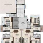 Eirene Heights Dadar 11th 13th floor 2 BHK Floorplan