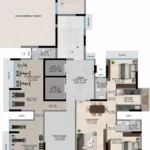 Eirene Heights Dadar 14th floor 2 BHK Floorplan