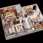 Sky Avenue Goregaon 3 BHK Floorplan