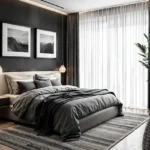3 BHK Armaan Santacruz West Grand Master Bedroom With Upholstered Headboard