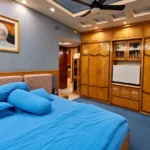 4 BHK Cannon Bandra West Comfortable Sleeping Room With Teak Closets Cushioned Headboard