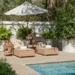 4 BHK Isprava Villa Viastro Pernem Goa Poolside Sunbeds with Parasol and Garden