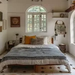 4 BHK Isprava Villa Vimeiro Aldona Goa Bedroom with Arched Windows