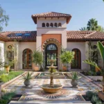 4 BHK Isprava Villa Vimeiro Aldona Goa Courtyard with Tiered Fountain