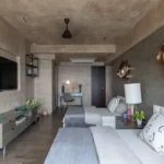 4 BHK Penthouse Bharat Skyvistas DN Nagar Andheri West Bedroom With Twin Beds And Television