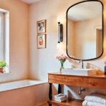 4.5 BHK Isprava Lumosa Aldona Goa Bathroom With Bathtub And Wooden Vanity