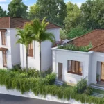 4.5 BHK Isprava Lumosa Aldona Goa Villa Exterior With Tiled Roofs And Palm Trees