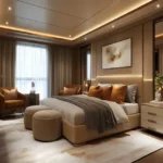 5 BHK The Grand Lower Parel Refined Sleeping Quarters With Amber Cushions Cove Lit Ceiling