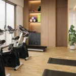 Armaan Santacruz West Modern Gymnasium With Cycling Equipment And Yoga Space