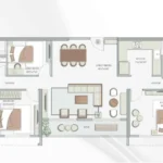 Baya Sunrise Dadar 4 BHK Jodi Flat Floor Plan