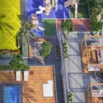 Baya Sunrise Dadar Bird’s Eye View Of Amenity Deck Featuring Pool, Colourful Kids Play Zone