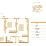 Hiranandani Maitri Park Chembur Tower 1 Flat 2 2 BHK Floor Plan