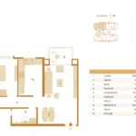 Hiranandani Maitri Park Chembur Tower 12 2 BHK Floor Plan