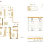 Hiranandani Maitri Park Chembur Tower 13 3 BHK 1144 Square Feet Floor Plan