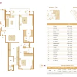 Hiranandani Maitri Park Chembur Tower 14 3 BHK 1297 Square Feet Floor Plan