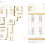 Hiranandani Maitri Park Chembur Tower 14 3 BHK 1298 Square Feet Floor Plan