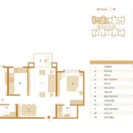 Hiranandani Maitri Park Chembur Tower 2 Flats 1 To 4 3 BHK Floor Plan