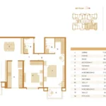 Hiranandani Maitri Park Chembur Tower 3 Flats 3 And 4 3 BHK Floor Plan