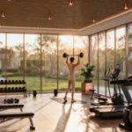 The Altimus Khar West Bright Wellness Studio With Floor To Ceiling Windows Dumbbells Benches