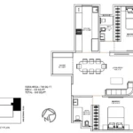 W 291 Sambhav 2 BHK Floorplan