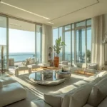 W 291 Sambhav Walkeshwar Sea Facing Living Room With Sectional Sofa And Round Coffee Table