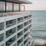 W 291 Sambhav Walkeshwar Seafront Apartment Building With Glass Balconies