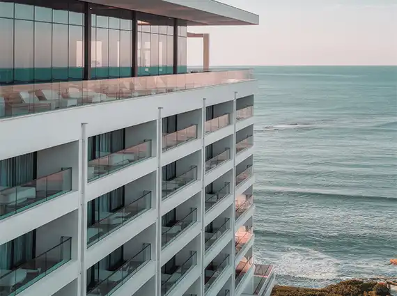W 291 Sambhav Walkeshwar Seafront Apartment Building With Glass Balconies
