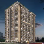 West 10 Juhu Gully Night View Of Illuminated Multi Storey Residential Tower