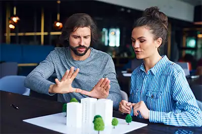 Two People Planning on Buying Home Together